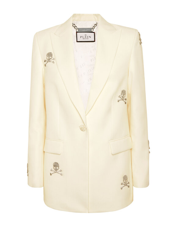 PHILIPP PLEIN PHILIPP PLEIN Marynarka 24267 Biały
