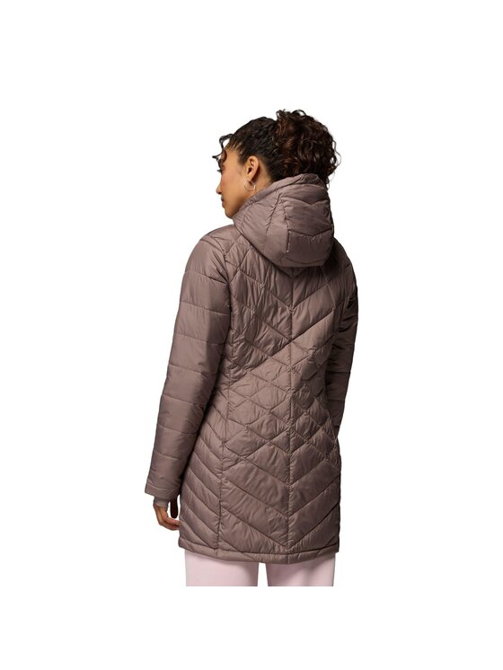 Columbia Columbia Kurtka zimowa Heavenly Long Hooded Jacket 1738161254 Brązowy Regular Fit