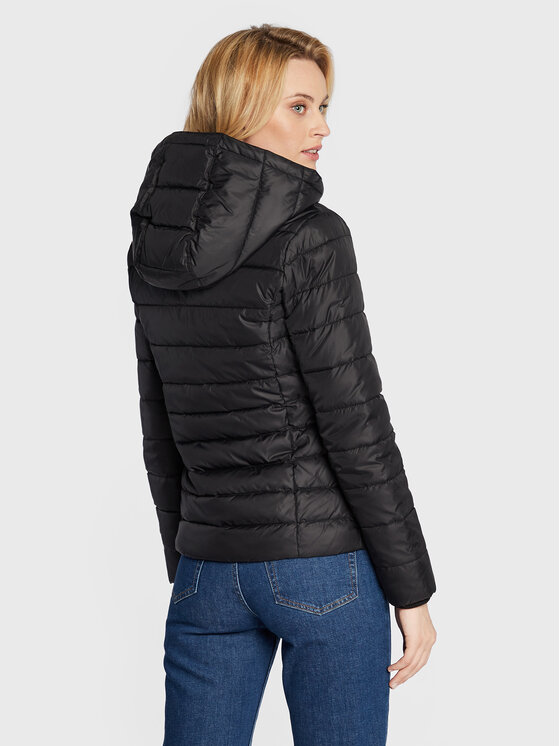 Tommy Jeans Tommy Jeans Átmeneti kabát Basic DW0DW13741 Fekete Regular Fit