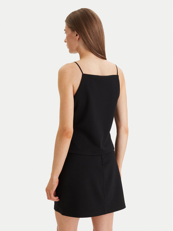 Calvin Klein Jeans Calvin Klein Jeans Marškinėliai Ponte LV044F206G Juoda Slim Fit