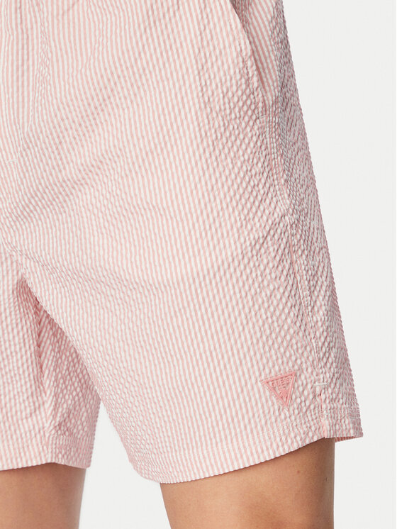 Guess Guess Pantaloni scurți pentru înot F6GT11 WN342 Roz deschis Regular Fit