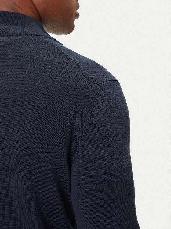 Aeronautica Militare Aeronautica Militare Sweter 252MA1578UL00506 Granatowy Regular Fit