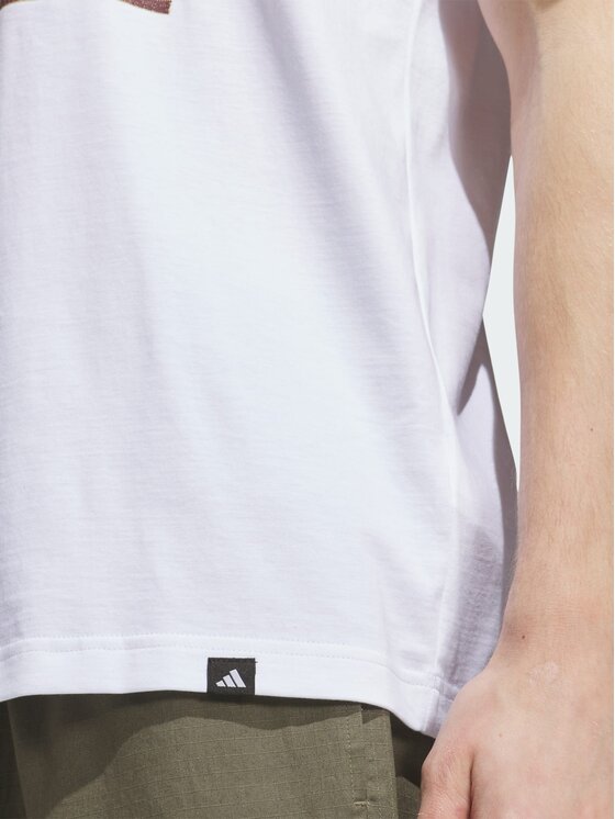 adidas adidas T-Shirt 165402 Biały Regular Fit