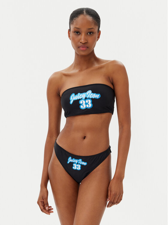 Juicy Couture Juicy Couture Bikini Icon Bandeau JCITS125204 Czarny