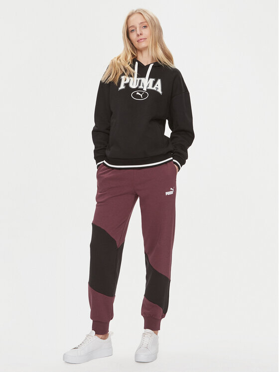 Puma Pantalon jogging Puma Power Cat 673978 Bordeaux Regular Fit
