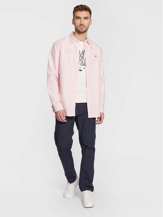 Tommy Jeans Tommy Jeans Риза Classic Oxford DM0DM15408 Розов Classic Fit