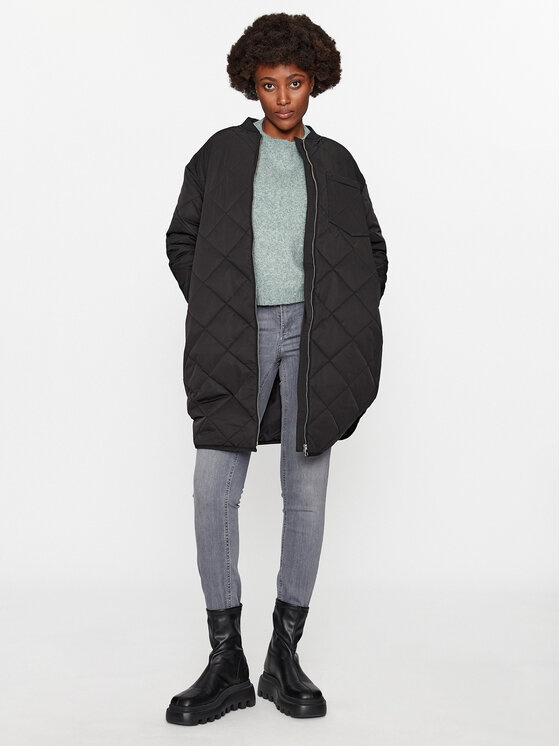 Vero Moda Vero Moda Prehodni plašč 10296635 Črna Regular Fit