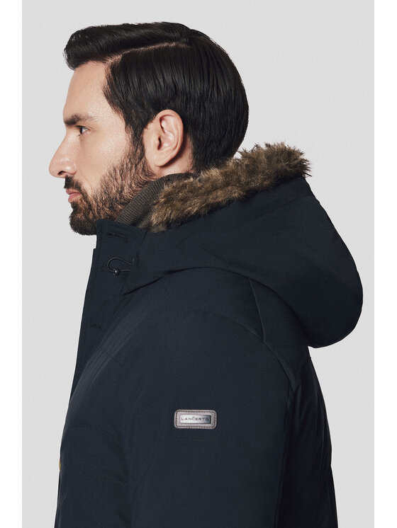 Lancerto Lancerto Kurtka zimowa Viborg KU097224000005 Granatowy Regular Fit