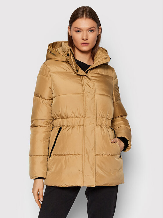 Calvin Klein Geacă din puf Sorona Waised K20K203128 Bej Regular Fit