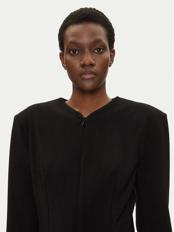 NORMA KAMALI NORMA KAMALI Sakoi KK4244PLG86001 Crna Regular Fit