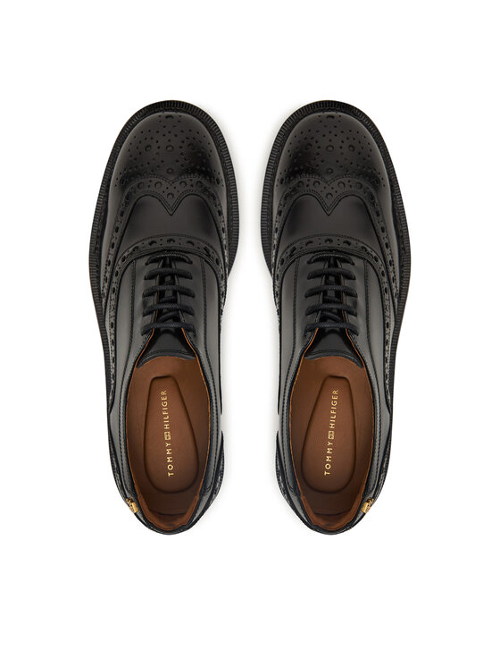 Tommy Hilfiger Tommy Hilfiger Oxfordy Brogue FW0FW08818 Černá