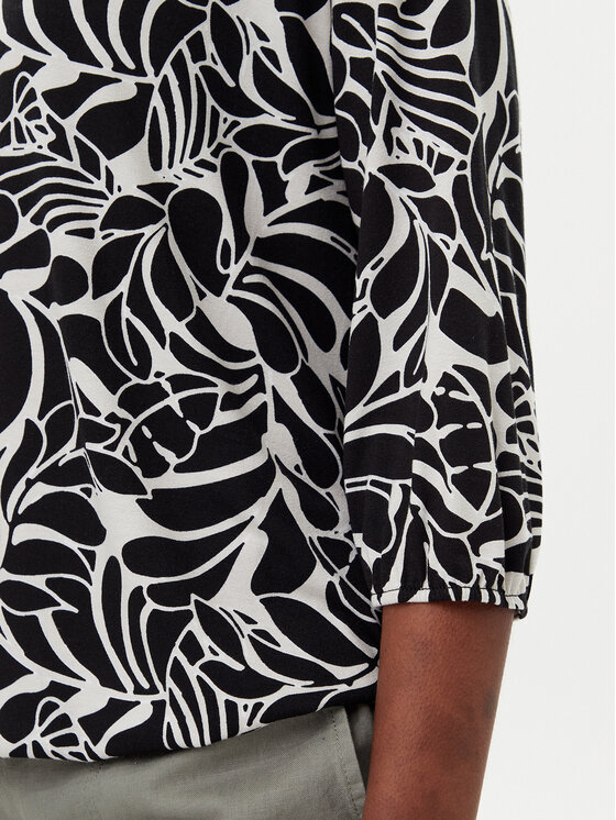 Olsen Olsen Bluse 11105072 Schwarz Regular Fit