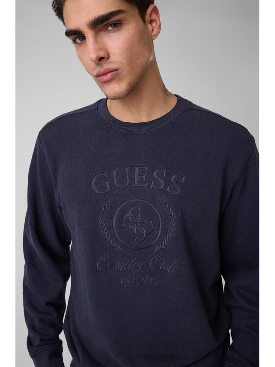 Guess Guess Felpa 182749 Azzurro chiaro Classic Fit