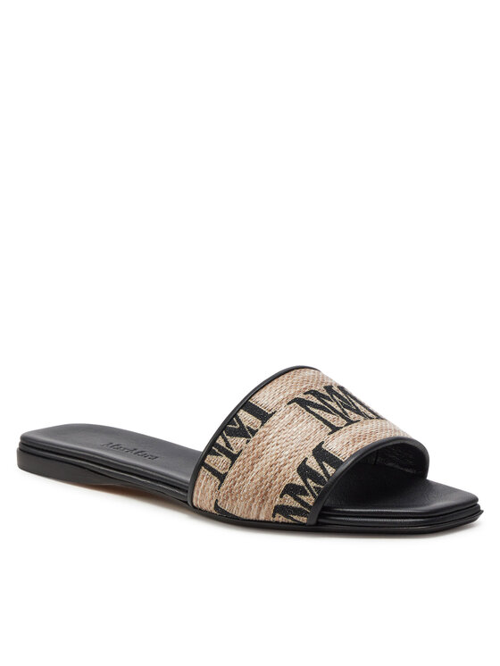 Max Mara Max Mara Şlapi Logoslide 2414521332600 Bej