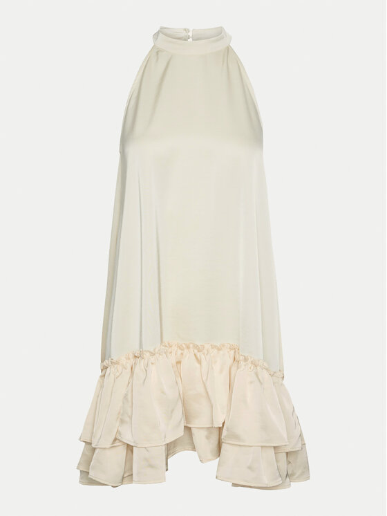 YAS YAS Sukienka koktajlowa Eleanor 26034241 Écru Regular Fit