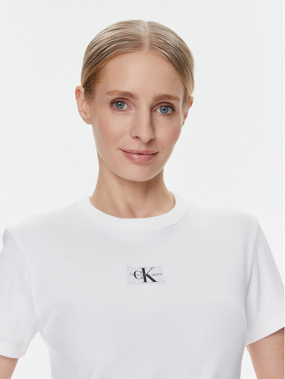 Calvin Klein Jeans Calvin Klein Jeans T-Shirt J20J222687 Weiß Regular Fit