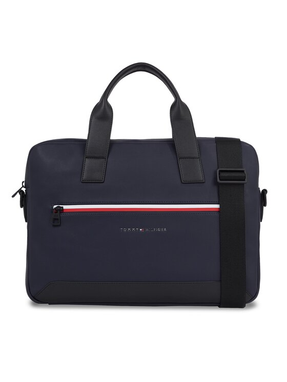 Tommy Hilfiger Porta PC Th Ess Corp Computer Bag AM0AM12211 Blu scuro Modivo
