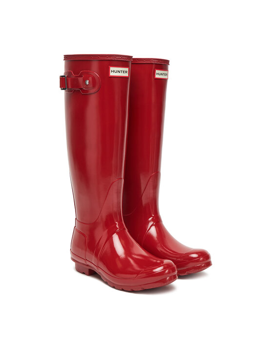 Hunter Hunter Гумени ботуши Original Gloss WFT1000RGL Червен