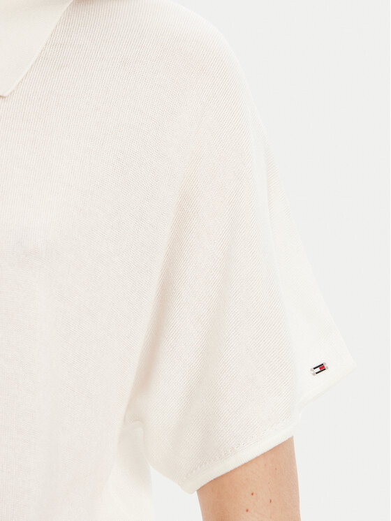 Tommy Hilfiger Tommy Hilfiger Tricou polo WW0WW45652 Écru Regular Fit