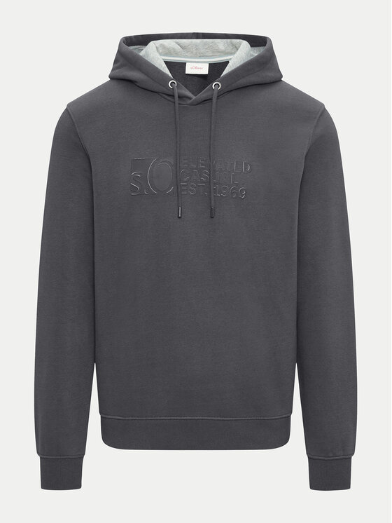 s.Oliver s.Oliver Суитшърт 2150161 Сив Regular Fit