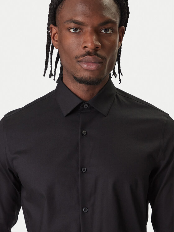 Calvin Klein Calvin Klein Marškiniai LV019EU006 Juoda Slim Fit