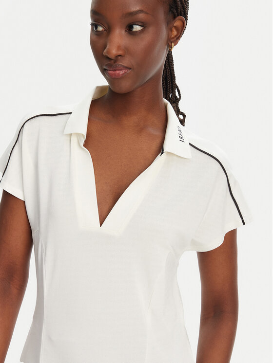 Liu Jo Sport Liu Jo Sport Póló TA5183 J4883 Fehér Regular Fit