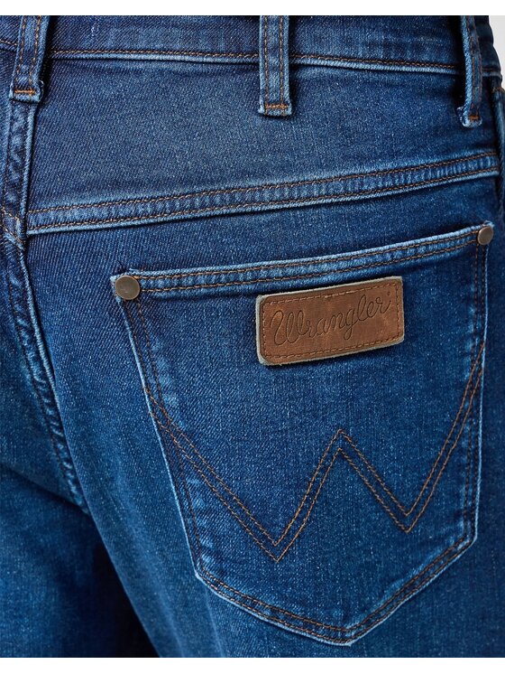 Wrangler Wrangler Jeansy River Niebieski Tapered Fit