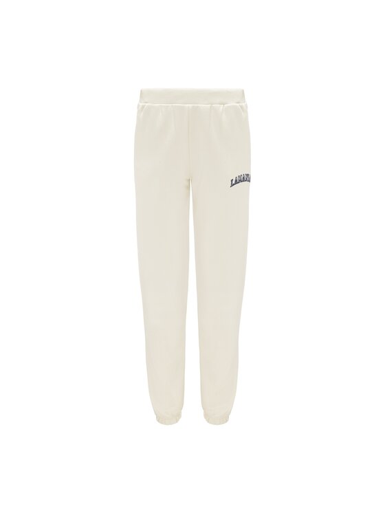 La Mania La Mania Spodnie dresowe MATCH Beżowy Classic Fit