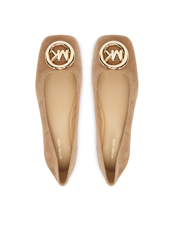 MICHAEL Michael Kors MICHAEL Michael Kors Балеринки Milan 40F5MLFP1S Бежов