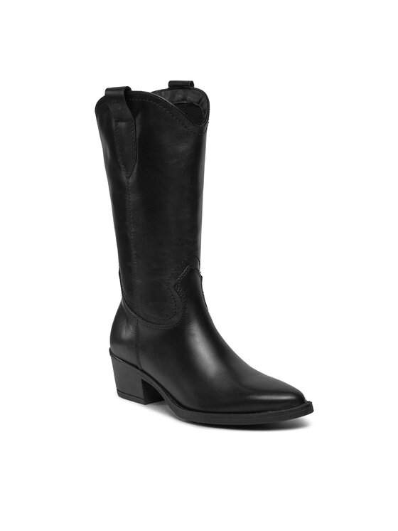 Tamaris Tamaris Kovbojská obuv 1-25701-41 Černá