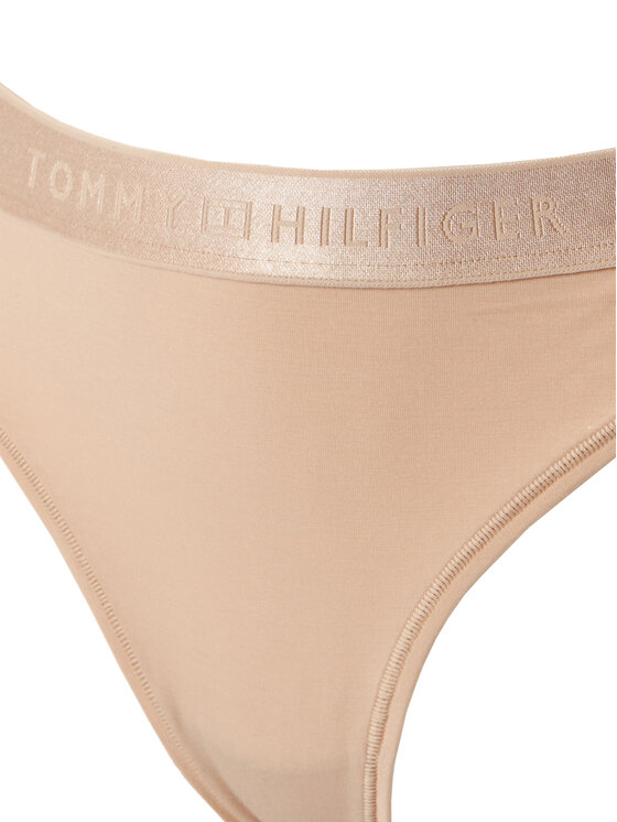 Tommy Hilfiger Tommy Hilfiger Stringi UW0UW06260 Beżowy