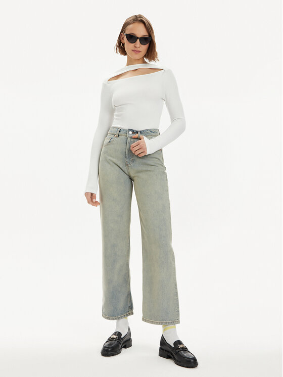 Gina Tricot Gina Tricot Majica 21463 Bijela Regular Fit
