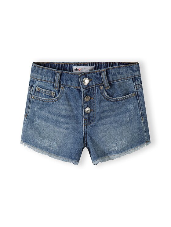 minoti minoti Szorty jeansowe 22short40 Niebieski Regular Fit