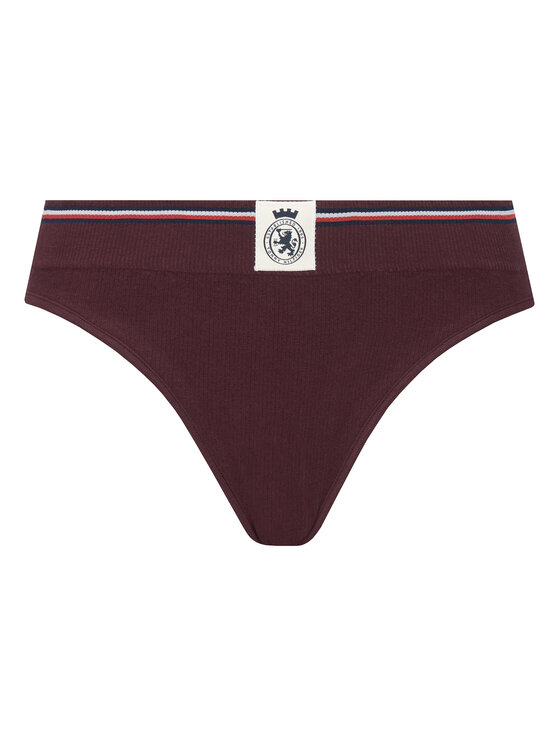 Tommy Hilfiger Tommy Hilfiger Chilot tanga UW0UW06063 Vișiniu