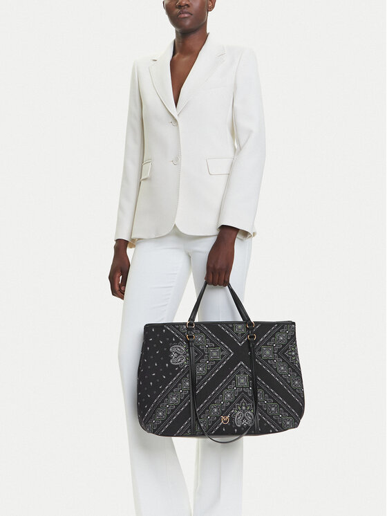 PINKO PINKO Käekott Shopper Extra PE 25 PLTT104900 A2AS Must
