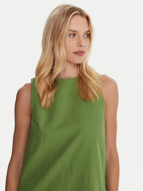 Weekend Max Mara Weekend Max Mara Ikdienas kleita Racer 2515221102 Zaļš Regular Fit