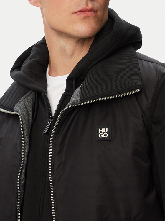 HUGO HUGO Жилетка за костюм Bicko2641 50567296 Черен Regular Fit