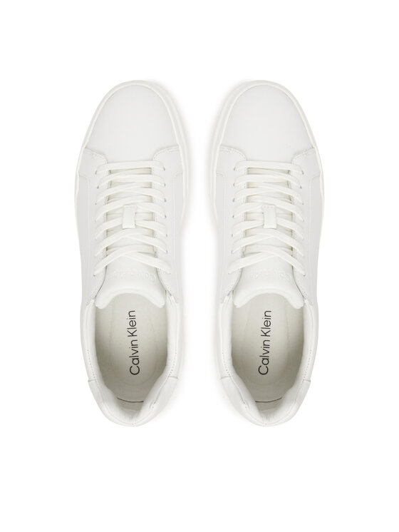 Calvin Klein Calvin Klein Tenisice Chunky Cupsole Laceup Lth YM0YM01344 Bijela