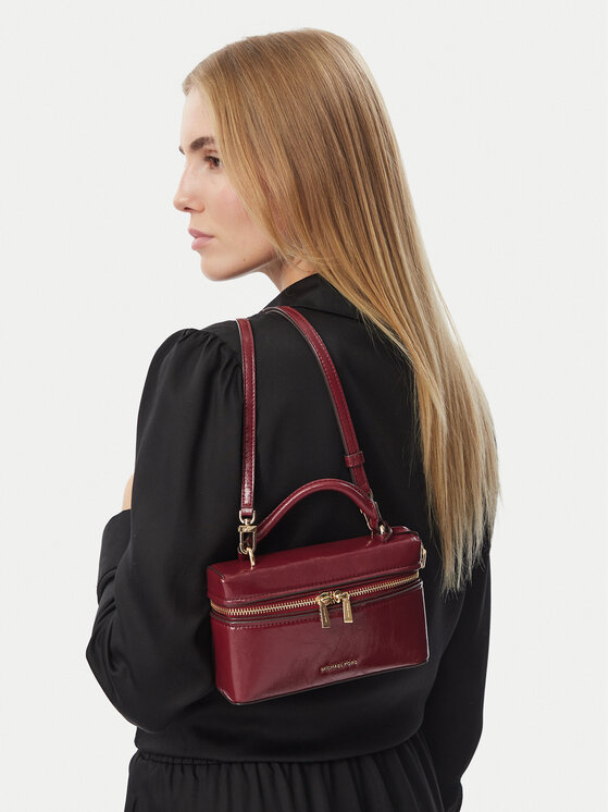 MICHAEL Michael Kors MICHAEL Michael Kors Kabelka Jana 32F6G2RC5L Tmavě červená