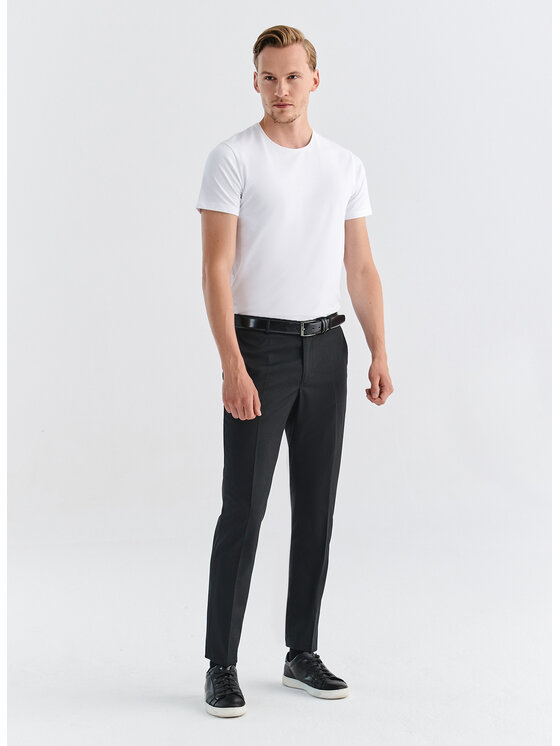 Pako Lorente Pako Lorente Spodnie garniturowe P000B-6G-004 Czarny Slim Fit