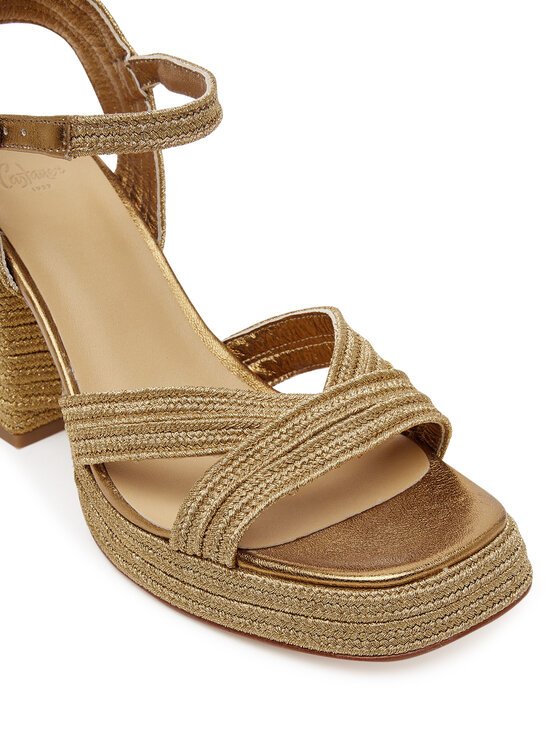 Castañer Castañer Espadrilky Valle/142 023116 Zlatá
