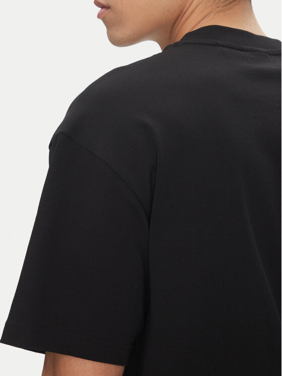 HUGO HUGO T-Shirt Dinkee 50525765 Czarny Oversize