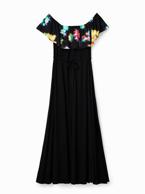 Desigual Desigual Ikdienas kleita 23SWVW55 Melns Regular Fit