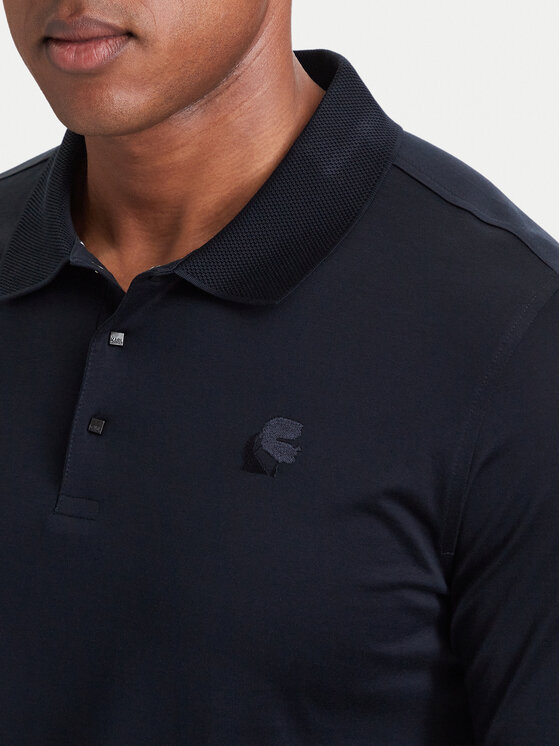 KARL LAGERFELD KARL LAGERFELD Поло 745000 564200 Cиній Regular Fit