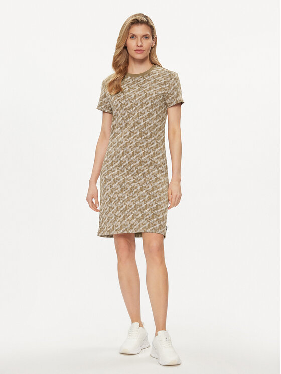 EA7 Emporio Armani EA7 Emporio Armani Літня сукня 3DTA53 TJUAZ 1731 Коричневий Regular Fit