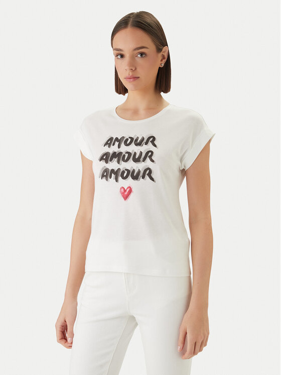 Morgan Morgan T-shirt 261-DOUR Bijela Regular Fit