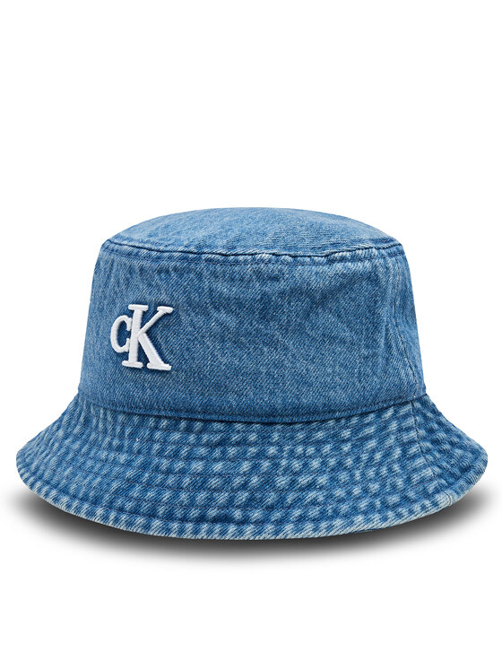 Pălărie Calvin Klein Bucket Block Denim K60K612380 Albastru