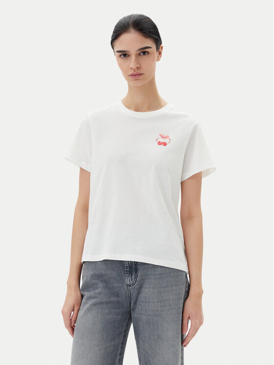 JDY JDY Póló Daisy 15348400 Fehér Regular Fit