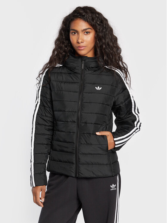 adidas adidas Демісезонна куртка Premium HM2612 Чорний Slim Fit