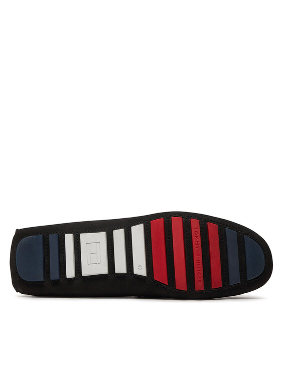 Tommy Hilfiger Tommy Hilfiger Mokasyny Th Classic Nubuck Driver FM0FM05001 Czarny